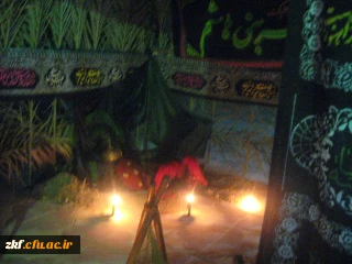 برگزاری مراسم عزاداری امام حسین (ع) در  دانشگاه فرهنگیان کازرون
