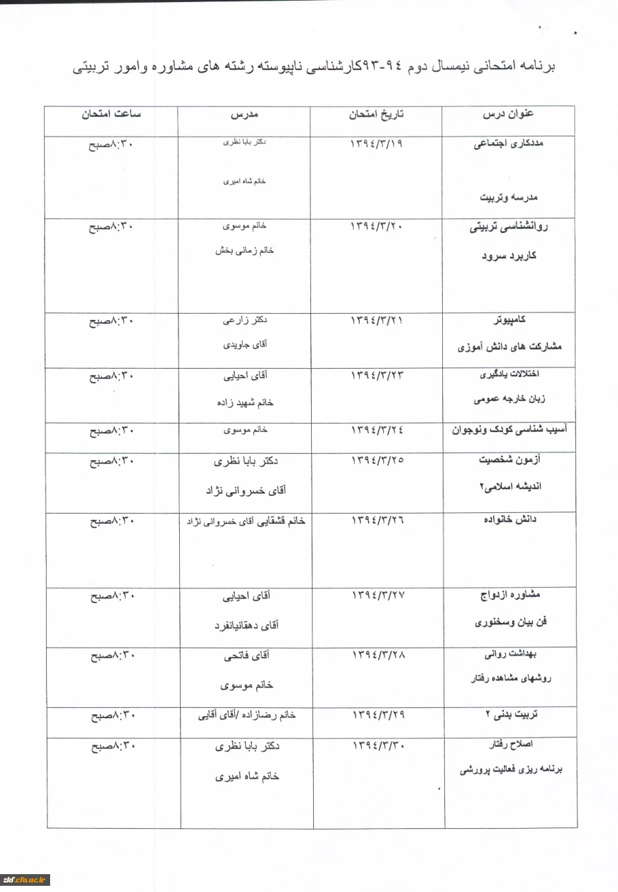 مشاوره ناپیوسته