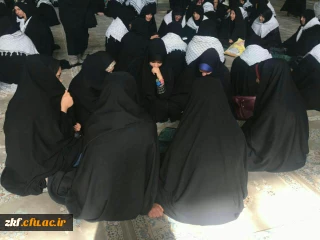 تشکیل حلقه صالحین بسیج دانشجویی واحد دانشگاهی زینب کبری (س)کازرون در مصلای نمازجمعه شهرستان