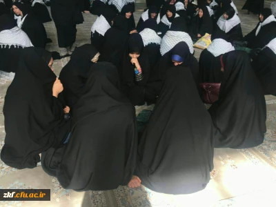 تشکیل حلقه صالحین بسیج دانشجویی واحد دانشگاهی زینب کبری (س)کازرون در مصلای نمازجمعه شهرستان