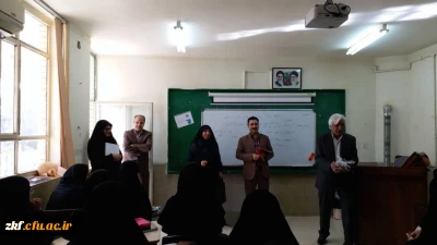 حضور دکتر تیموری رئیس محترم اداره امور رفاهی سازمان مرکزی در دانشگاه فرهنگیان کازرون
