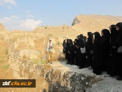 بازدید دانشجویان ورودی 98 از شهر باستانی بیشابور کازرون  2