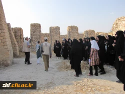 بازدید دانشجویان ورودی 98 از شهر باستانی بیشابور کازرون  2