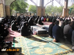 غبارروبی گلزار شهدای شهرستان کازرون با حضور دانشجویان دانشگاه  2