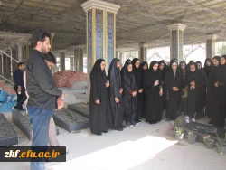 غبارروبی گلزار شهدای شهرستان کازرون با حضور دانشجویان دانشگاه  4