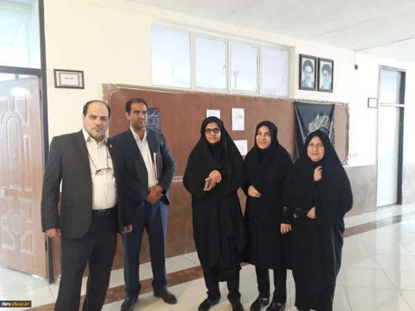 بازدید مدیر امور پردیس های دانشگاه فرهنگیان  استان فارس از کازرون همزمان با مراسم استقبال از  دانشجو معلمان نو ورود سال 98 2