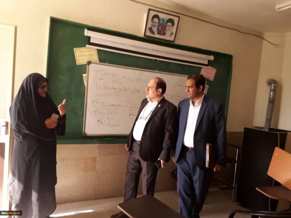 بازدید مدیر امور پردیس های دانشگاه فرهنگیان  استان فارس از کازرون همزمان با مراسم استقبال از  دانشجو معلمان نو ورود سال 98 2