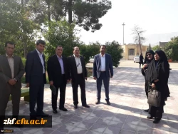 بازدید مدیر امور پردیس های دانشگاه فرهنگیان  استان فارس از کازرون همزمان با مراسم استقبال از  دانشجو معلمان نو ورود سال 98 2