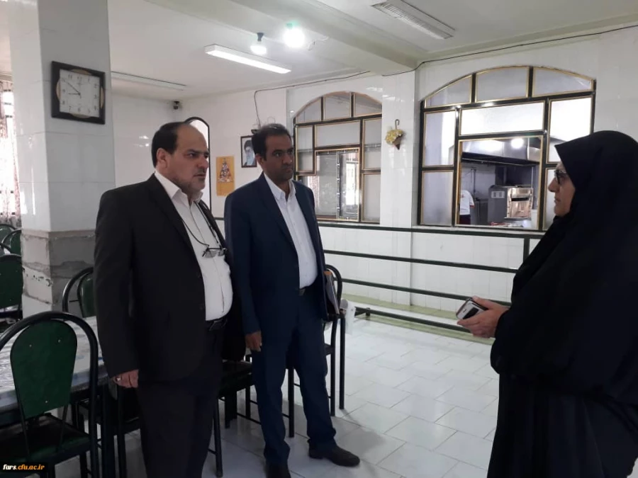 بازدید مدیر امور پردیس های دانشگاه فرهنگیان  استان فارس از کازرون همزمان با مراسم استقبال از  دانشجو معلمان نو ورود سال 98 2