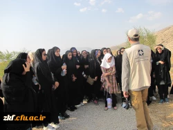 بازدید دانشجویان ورودی 98 از شهر باستانی بیشابور کازرون 2