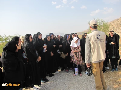 بازدید دانشجویان ورودی 98 از شهر باستانی بیشابور کازرون