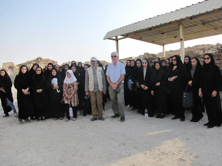 بازدید دانشجویان ورودی 98 از شهر باستانی بیشابور کازرون 4