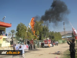 شرکت دانشجویان و کارکنان واحد دانشگاهی زینب کبری (س) در مراسم 13 آبان  2