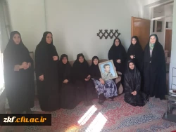 دیدار با خانواده شهید محمدرضا رضوی فرد به مناسبت هفته بسیج  2
