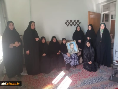 دیدار با خانواده شهید محمدرضا رضوی فرد به مناسبت هفته بسیج 