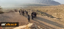 برنامه کوه پیمایی دانشجویان به غار شاپور در کازرون 2
