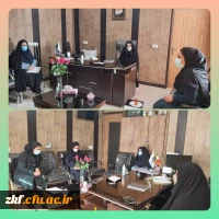 برگزاری جلسه با کارشناس تغذیه شبکه بهداشت شهرستان کازرون  2