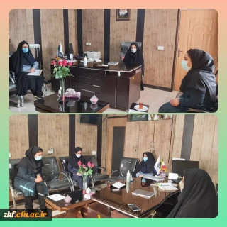 برگزاری جلسه با کارشناس تغذیه شبکه بهداشت شهرستان کازرون 