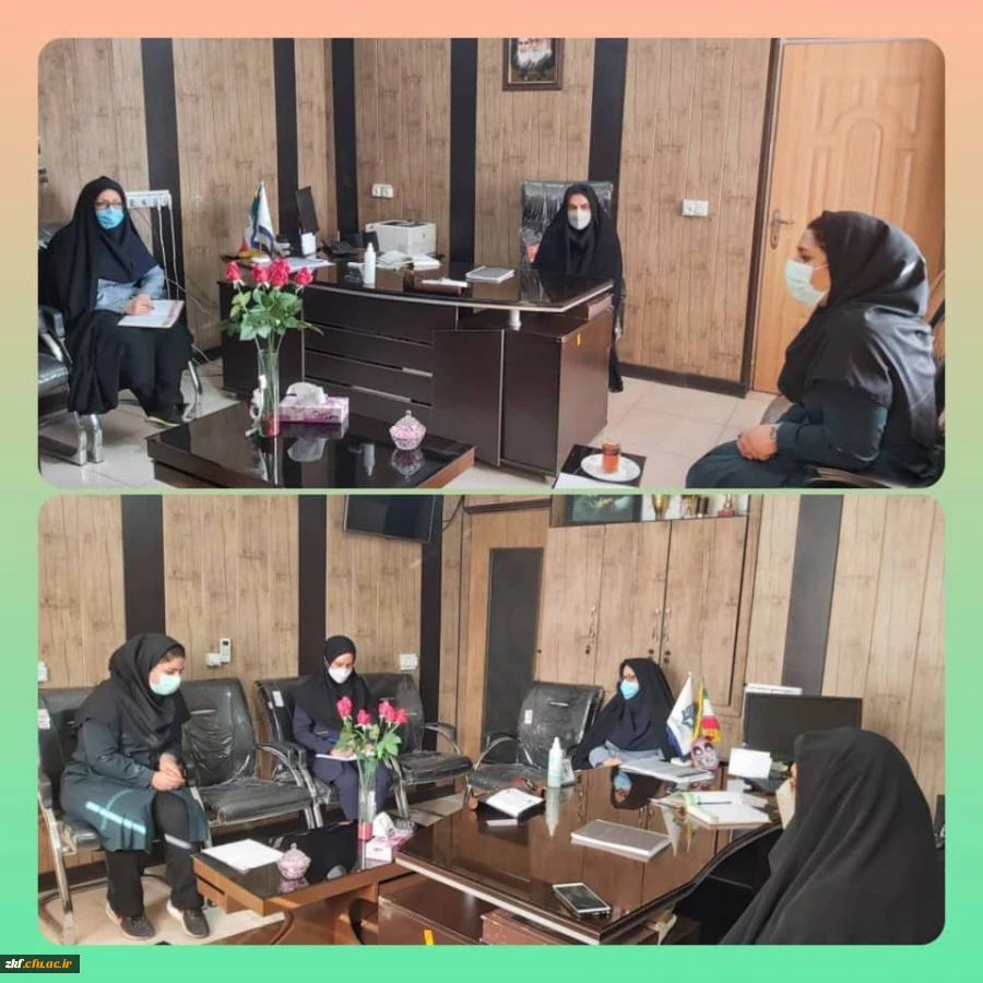 برگزاری جلسه با کارشناس تغذیه شبکه بهداشت شهرستان کازرون  2