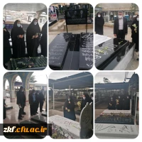 گلباران قبور شهدا به مناسبت سالروز وفات حضرت ام البنین (س)  2