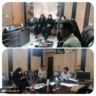 جلسه مدیر امور پردیس  های استان فارس با دبیر شورای صنفی 