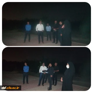 بازدید کارشناس مسئول امور اداری- مالی استان  از خوابگاه جدید 