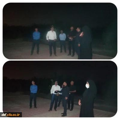 بازدید کارشناس مسئول امور اداری- مالی استان  از خوابگاه جدید 