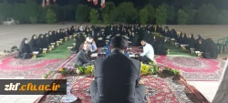 برگزاری جلسه محفل انس با قرآن با حضور قاریان استان در مرکز زینب کبری (س) کازرون  2
