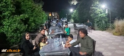 مراسم افطاری کارکنان واحد دانشگاهی زینب کبری(س)کازرون در محوطه دانشگاه در جمعی صمیمی برگزار گردید.