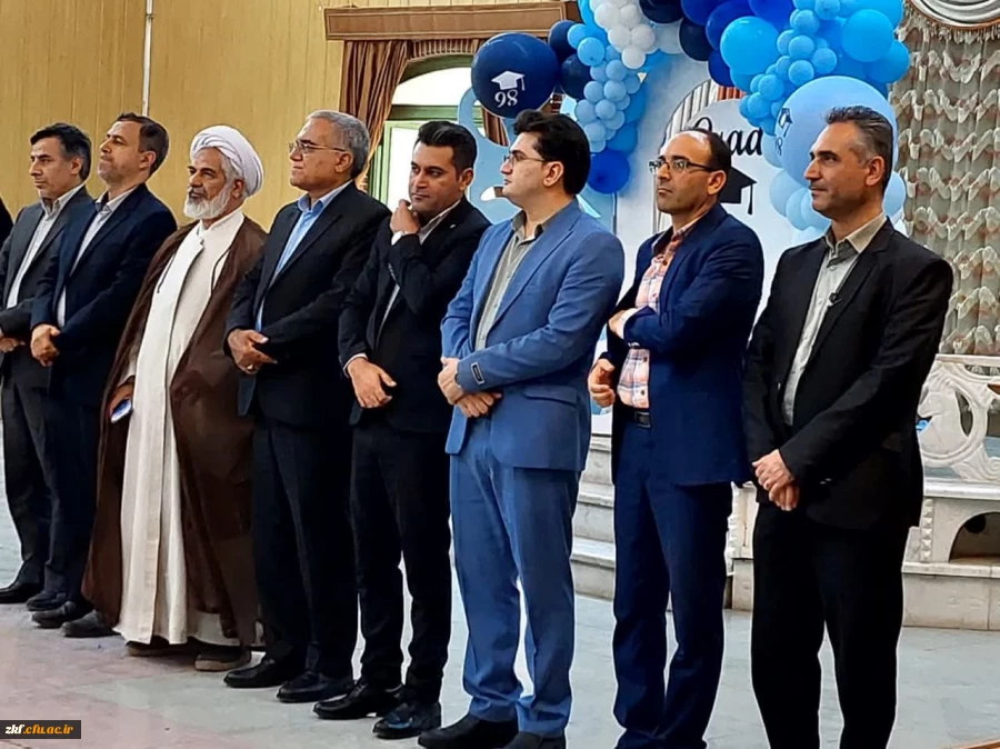 آیین دانش آموختگی دانشجویان دانشگاه فرهنگیان کازرون ورودی 1398 4