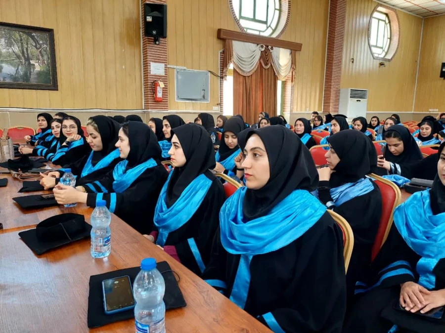 آیین دانش آموختگی دانشجویان دانشگاه فرهنگیان کازرون ورودی 1398 6