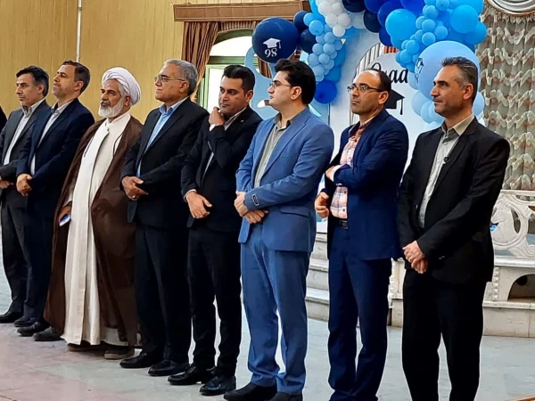 آیین دانش آموختگی دانشجویان دانشگاه فرهنگیان کازرون ورودی 1398 9