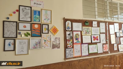 برگزاری نمایشگاه دست سازه های دانشجویان ، دانش آموختگان دانشگاه فرهنگیان و معلمان آموزش و پرورش شهرستان کازرون 