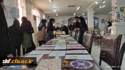 برگزاری نمایشگاه دست سازه های دانشجویان ، دانش آموختگان دانشگاه فرهنگیان و معلمان آموزش و پرورش شهرستان کازرون  8