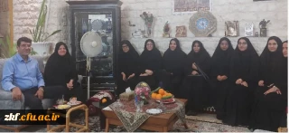 دیدار مسئولان و دانشجو معلمان دانشگاه زینب کبری (س) کازرون با خانواده محترم آزاده و رزمنده 8 سال دفاع مقدس