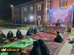 برگزاری محفل انس با قرآن به یاد شهیدان خدمت در واحد دانشگاهی زینب کبری (س)  2