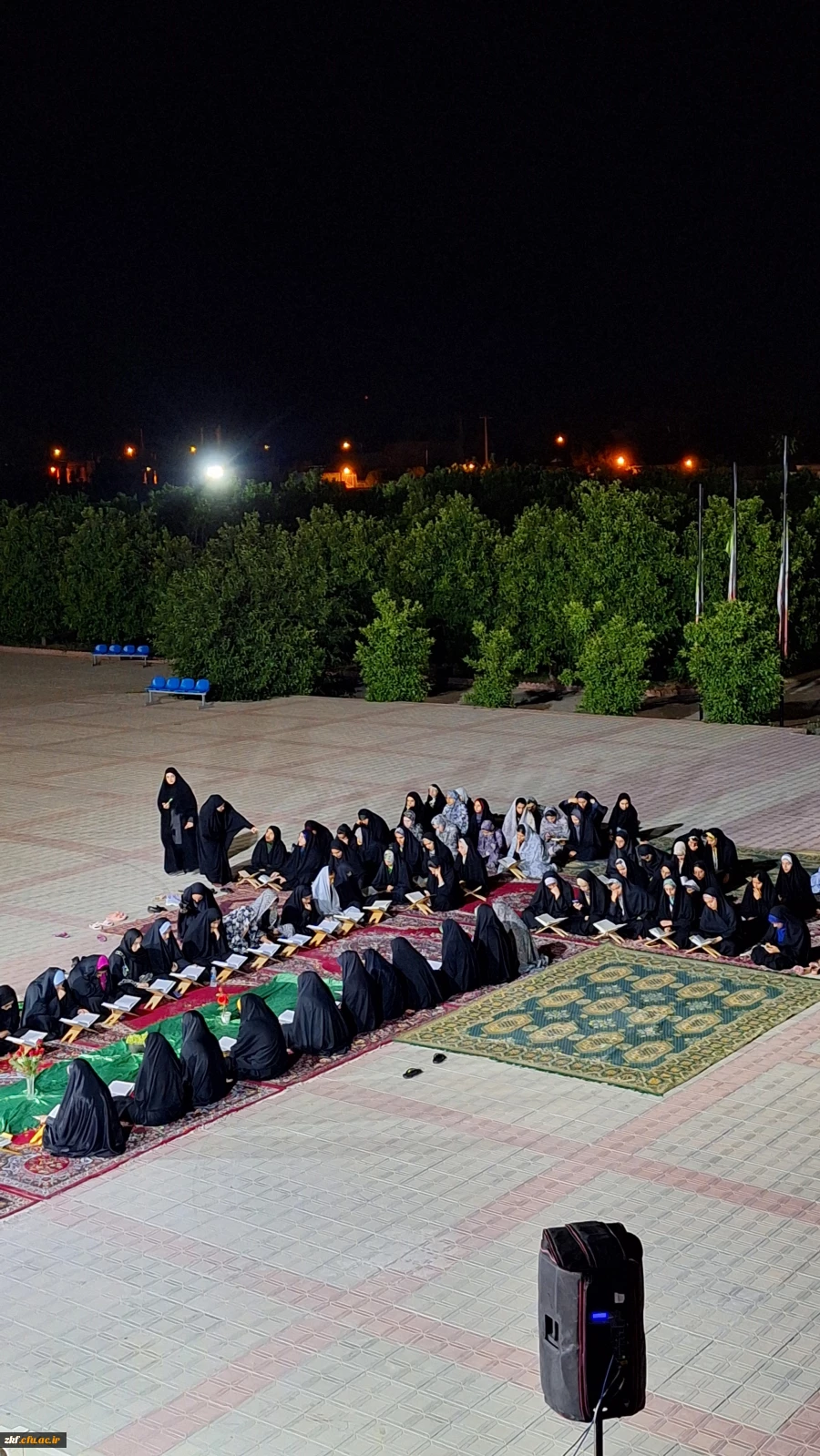 برگزاری محفل انس با قرآن به یاد شهیدان خدمت در واحد دانشگاهی زینب کبری (س)  2