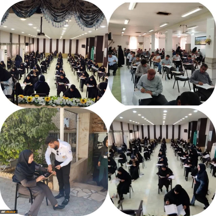 برگزاری آزمون اصلح ویژه مهارت آموزان ماده 28 در مرکز زینب کبری (س) کازرون  2
