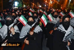 رژه دانشجویان و دانش آموزان دختر به مناسبت میلاد حضرت معصومه(س)در میدان شهدای شهرستان کازرون 2