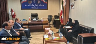 دیدار سرپرست دانشکده علوم تربیتی استان فارس با فرماندار محترم شهرستان کازرون 